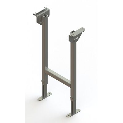 Doppelständer, verzinkt, Bahnbreite 300 mm, Verstellbereich 580 - 950 mm Gura Doppelständer, verzinkt, Bahnbreite 300 mm, Verstellbereich 580 - 950 mm Gura