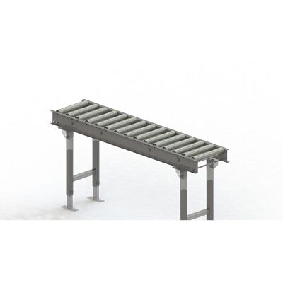 Rollenbahn, Stahlrahmen mit Stahlrollen verzinkt, Bahnbreite 300 mm, Achsabstand 100 mm, Länge 1,5 m Gura Rollenbahn, Stahlrahmen mit Stahlrollen verzinkt, Bahnbreite 300 mm, Achsabstand 100 mm, Länge 1,5 m Gura