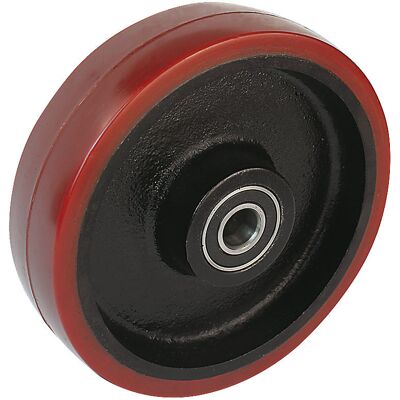 Polyurethan-Rad, Kugellager, Rad-Ø x Breite 250 x 75 mm Proroll Polyurethan-Rad, Kugellager, Rad-Ø x Breite 250 x 75 mm Proroll