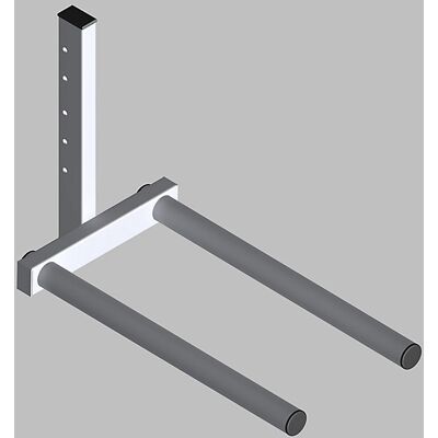 kaiserkraft Rollengabel, Gabellänge 500 mm, Rollen-Ø 40 mm kaiserkraft Rollengabel, Gabellänge 500 mm, Rollen-Ø 40 mm