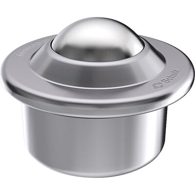 Kugelrolle, Bund, Edelstahl, Tragkugel-Ø 15 mm Schulz Stanztechnik Kugelrolle, Bund, Edelstahl, Tragkugel-Ø 15 mm Schulz Stanztechnik