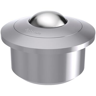 Kugelrolle, Bund, massiv, Stahl, Tragkugel-Ø 45 mm Schulz Stanztechnik Kugelrolle, Bund, massiv, Stahl, Tragkugel-Ø 45 mm Schulz Stanztechnik