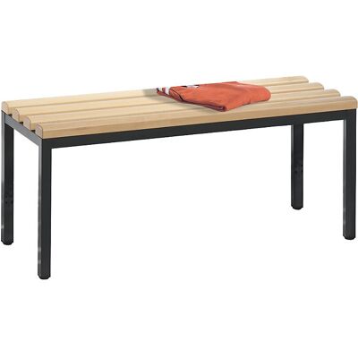 Umkleidebank BASIC, Buchenholzleisten, Länge 1000 mm C+P Umkleidebank BASIC, Buchenholzleisten, Länge 1000 mm C+P