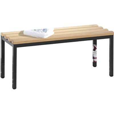 Umkleidebank BASIC, Buchenholzleisten, Länge 1000 mm, Schuhrost C+P Umkleidebank BASIC, Buchenholzleisten, Länge 1000 mm, Schuhrost C+P