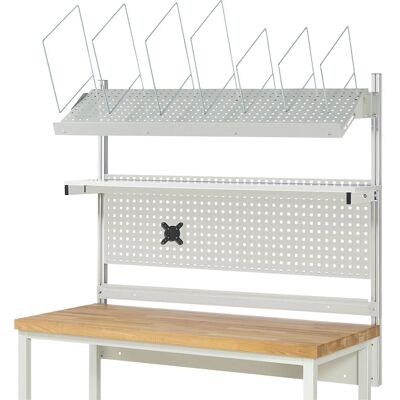 System-Aufbau-Komplettset 3, für Werkbank, Breite 1500 mm RAU System-Aufbau-Komplettset 3, für Werkbank, Breite 1500 mm RAU