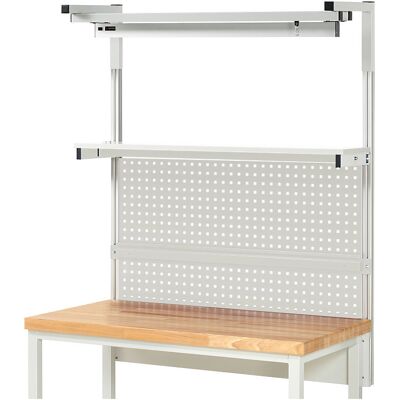System-Aufbau-Komplettset 4, für Werkbank, Breite 1250 mm RAU System-Aufbau-Komplettset 4, für Werkbank, Breite 1250 mm RAU