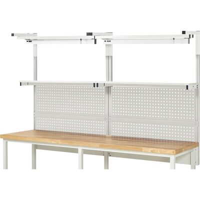 System-Aufbau-Komplettset 4, für Werkbank, Breite 2500 mm RAU System-Aufbau-Komplettset 4, für Werkbank, Breite 2500 mm RAU