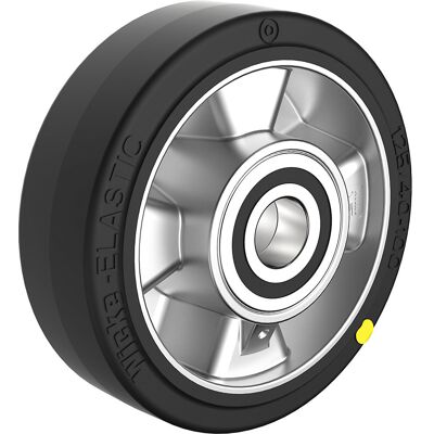 ESD-Rad, aus Elastikgummi, Rad-Ø x Breite 125 x 40 mm, Achs-Ø 20 mm Wicke ESD-Rad, aus Elastikgummi, Rad-Ø x Breite 125 x 40 mm, Achs-Ø 20 mm Wicke