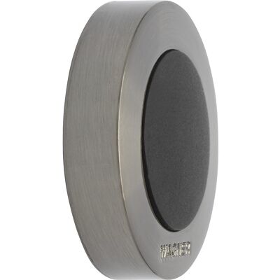 Design-Wandtürstopper, Ø 38 mm, VE 2 Stk, Höhe 10 mm, Anthrazit/Schwarz Wagner Design-Wandtürstopper, Ø 38 mm, VE 2 Stk, Höhe 10 mm, Anthrazit/Schwarz Wagner