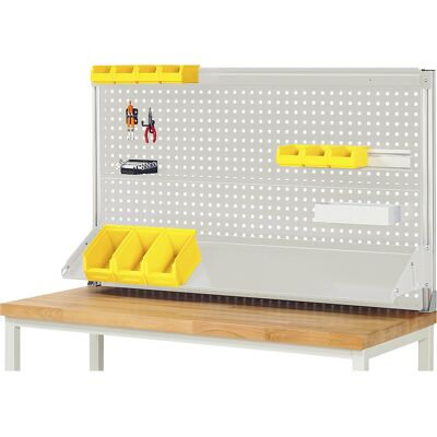 System-Aufbau-Set 8, für Werkbank, BxTxH 1500 x 350 x 900 mm RAU System-Aufbau-Set 8, für Werkbank, BxTxH 1500 x 350 x 900 mm RAU