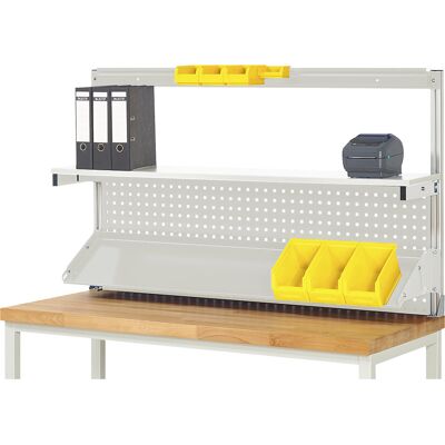 System-Aufbau-Set 7, für Werkbank, BxTxH 1500 x 350 x 900 mm RAU System-Aufbau-Set 7, für Werkbank, BxTxH 1500 x 350 x 900 mm RAU