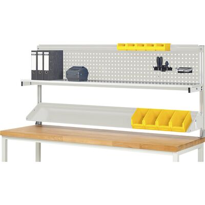 System-Aufbau-Set 7, für Werkbank, BxTxH 2000 x 350 x 900 mm RAU System-Aufbau-Set 7, für Werkbank, BxTxH 2000 x 350 x 900 mm RAU