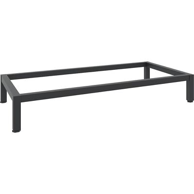 Schrankuntergestell, schwarzgrau RAL 7021, 926 x 496 mm C+P Schrankuntergestell, schwarzgrau RAL 7021, 926 x 496 mm C+P