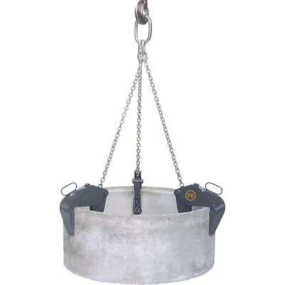 Rohrgehänge, Greifbereich 50 - 180 mm, Tragfähikeit 4000 kg, mit 2,50 m Kette Eichinger Rohrgehänge, Greifbereich 50 - 180 mm, Tragfähikeit 4000 kg, mit 2,50 m Kette Eichinger