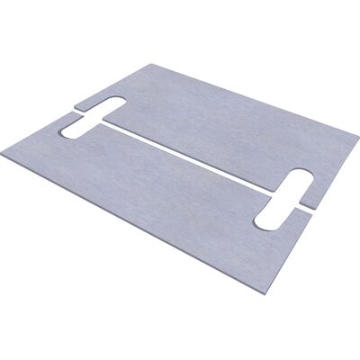 Unterlegblech für Fußplatten, VE 5 Stk, LxB 198 x 209 mm SCHULTE Unterlegblech für Fußplatten, VE 5 Stk, LxB 198 x 209 mm SCHULTE