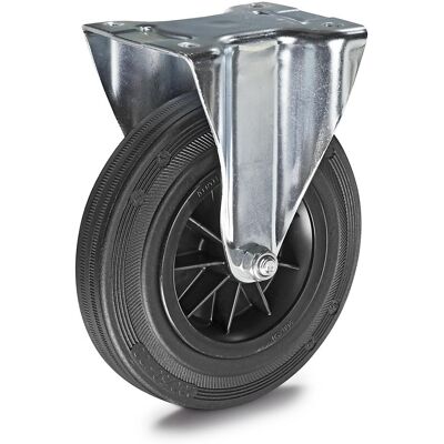 Vollgummireifen auf Kunststoff-Felge, Rad-Ø x Breite 80 x 25 mm, Bockrolle Proroll Vollgummireifen auf Kunststoff-Felge, Rad-Ø x Breite 80 x 25 mm, Bockrolle Proroll