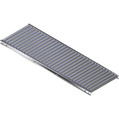 Leicht-Rollenbahn, Aluminiumrahmen mit Aluminiumrollen, Bahnbreite 600 mm, Achsabstand 62,5 mm, Länge 2,0 m Gura Leicht-Rollenbahn, Aluminiumrahmen mit Aluminiumrollen, Bahnbreite 600 mm, Achsabstand 62,5 mm, Länge 2,0 m Gura