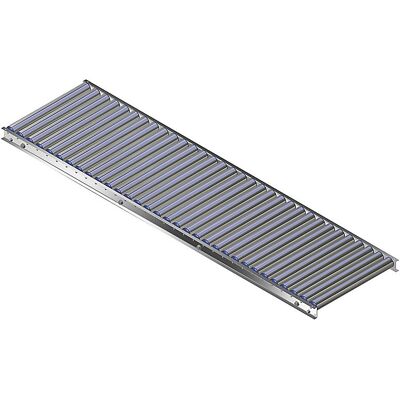 Leicht-Rollenbahn, Aluminiumrahmen mit Aluminiumrollen, Bahnbreite 500 mm, Achsabstand 62,5 mm, Länge 2,0 m Gura Leicht-Rollenbahn, Aluminiumrahmen mit Aluminiumrollen, Bahnbreite 500 mm, Achsabstand 62,5 mm, Länge 2,0 m Gura