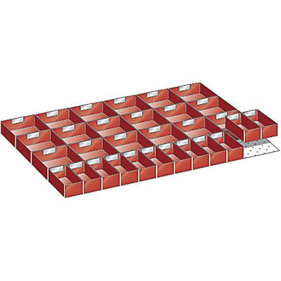 Kunststoffeinsatzkasten, für Schrankmaße 1023 x 725 mm, für Schubladenhöhe 75 mm LISTA Kunststoffeinsatzkasten, für Schrankmaße 1023 x 725 mm, für Schubladenhöhe 75 mm LISTA