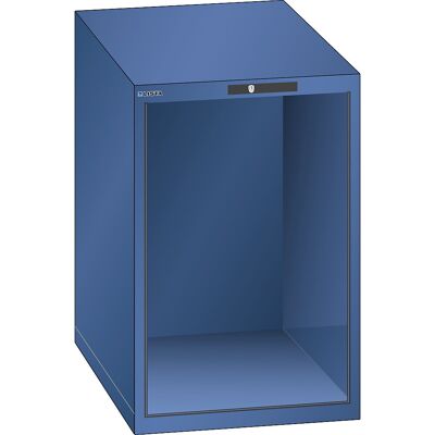 Schubladenschrank-Leergehäuse, Außen-BxT 564 x 725 mm, Höhe 850 mm, enzianblau LISTA Schubladenschrank-Leergehäuse, Außen-BxT 564 x 725 mm, Höhe 850 mm, enzianblau LISTA