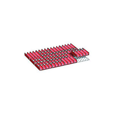 Einteilungs-Set für Schubladenmaße 459 x 612 mm, Mulden, 12 Muldenteile, 50 Muldenwände LISTA Einteilungs-Set für Schubladenmaße 459 x 612 mm, Mulden, 12 Muldenteile, 50 Muldenwände LISTA