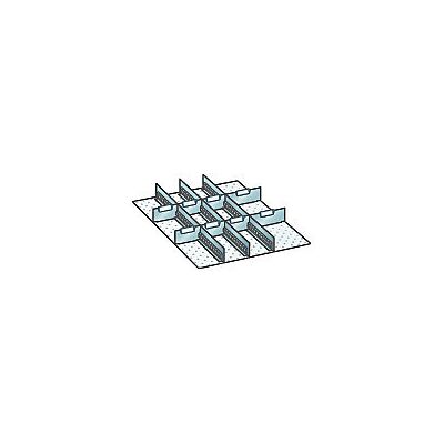LISTA Einteilungs-Set für Schubladenmaße 459 x 612 mm, Schlitzwände und Trennbleche zur flexiblen Unterteilung, 3 Schlitzwände, 6 + 2 Trennbleche, Fronthöhe LISTA Einteilungs-Set für Schubladenmaße 459 x 612 mm, Schlitzwände und Trennbleche zur flexiblen Unterteilung, 3 Schlitzwände, 6 + 2 Trennbleche, Fronthöhe