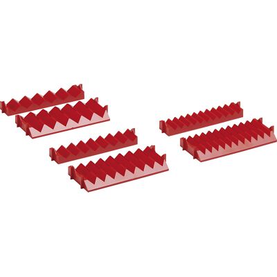 Einteilungsmaterial, Rillenpaar, mit 11 Rillen LISTA Einteilungsmaterial, Rillenpaar, mit 11 Rillen LISTA