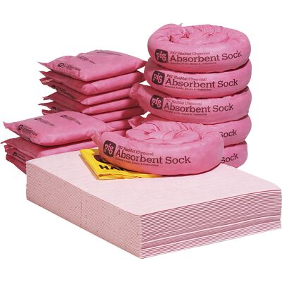 PIG Notfall-Absorberset - 53,7L - Für Chemikalien geeignet PIG Notfall-Absorberset - 53,7L - Für Chemikalien geeignet