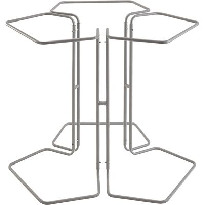 Müllsackhalter 3-fach, für Volumen 3 x 240 oder 400 l, Höhe 1090 mm Mottez Müllsackhalter 3-fach, für Volumen 3 x 240 oder 400 l, Höhe 1090 mm Mottez