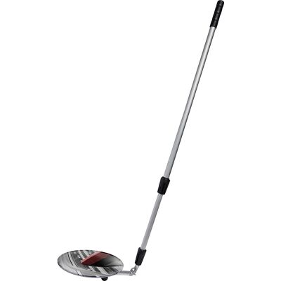 Inspektionsspiegel, Polymir®, Ø 300 mm, 3 m Teleskopstange + LED Vialux Inspektionsspiegel, Polymir®, Ø 300 mm, 3 m Teleskopstange + LED Vialux