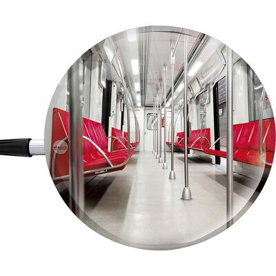 Inspektionsspiegel, Polymir®, Ø 100 mm, 650 mm Teleskopstange Vialux Inspektionsspiegel, Polymir®, Ø 100 mm, 650 mm Teleskopstange Vialux