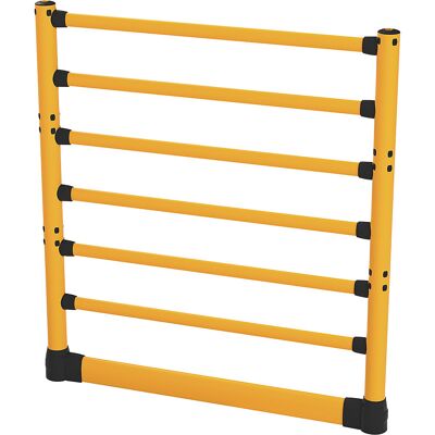 Rammschutzgeländer H-Line mit Unterfahrschutz, LxBxH 2438 x 205 x 2870 mm, Starter-Set Black Bull Rammschutzgeländer H-Line mit Unterfahrschutz, LxBxH 2438 x 205 x 2870 mm, Starter-Set Black Bull