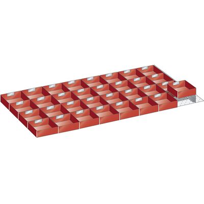 Kunststoffeinsatzkasten, für Schrankmaße 1431 x 725 mm, für Schubladenhöhe 75 mm LISTA Kunststoffeinsatzkasten, für Schrankmaße 1431 x 725 mm, für Schubladenhöhe 75 mm LISTA