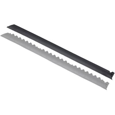 Auffahrkante, angeschrägt, Ausführung weiblich, schwarz NOTRAX Auffahrkante, angeschrägt, Ausführung weiblich, schwarz NOTRAX