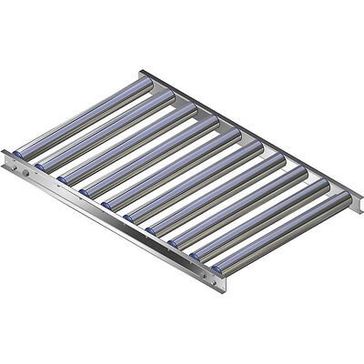 Leicht-Rollenbahn, Aluminiumrahmen mit Aluminiumrollen, Bahnbreite 600 mm, Achsabstand 100 mm, Länge 1 m Gura Leicht-Rollenbahn, Aluminiumrahmen mit Aluminiumrollen, Bahnbreite 600 mm, Achsabstand 100 mm, Länge 1 m Gura