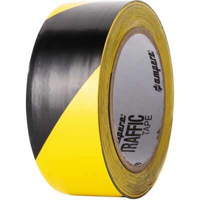 Bodenmarkierungsband, Breite 50 mm, gelb/schwarz Ampere Bodenmarkierungsband, Breite 50 mm, gelb/schwarz Ampere