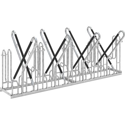 Anlehnparker, Modell 4700 XBF, zweiseitig, 2 x 4 Einstellplätze WSM Anlehnparker, Modell 4700 XBF, zweiseitig, 2 x 4 Einstellplätze WSM