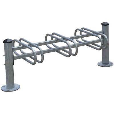Fahrradständer MERCURE, 6 Stellplätze, doppelseitig, feuerverzinkt PROCITY Fahrradständer MERCURE, 6 Stellplätze, doppelseitig, feuerverzinkt PROCITY