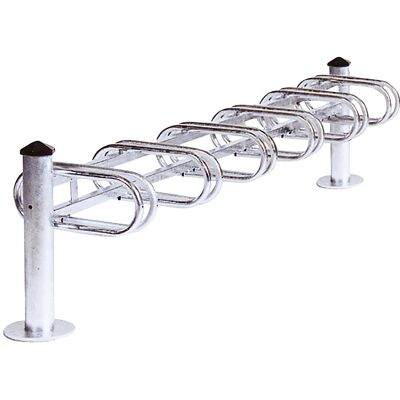 Fahrradständer MERCURE, 6 Stellplätze, einseitig, feuerverzinkt PROCITY Fahrradständer MERCURE, 6 Stellplätze, einseitig, feuerverzinkt PROCITY