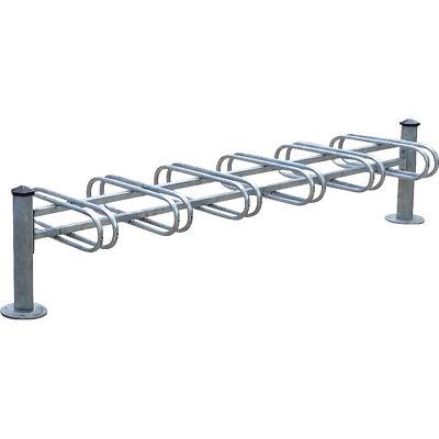Fahrradständer MERCURE, 12 Stellplätze, doppelseitig, feuerverzinkt PROCITY Fahrradständer MERCURE, 12 Stellplätze, doppelseitig, feuerverzinkt PROCITY