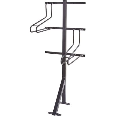 Fahrradständer, 2 Stellplätze, B 638 mm, schwarz Mottez Fahrradständer, 2 Stellplätze, B 638 mm, schwarz Mottez