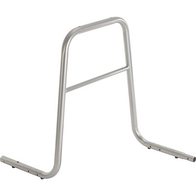Fahrradständer nomadisch, Grundmodell, 2 Stellplätze, Metalloptik Mottez Fahrradständer nomadisch, Grundmodell, 2 Stellplätze, Metalloptik Mottez