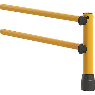 Rammschutzgeländer S-Line, LxBxH 2438 x 205 x 1170 mm, Eck-Erweiterung Black Bull Rammschutzgeländer S-Line, LxBxH 2438 x 205 x 1170 mm, Eck-Erweiterung Black Bull