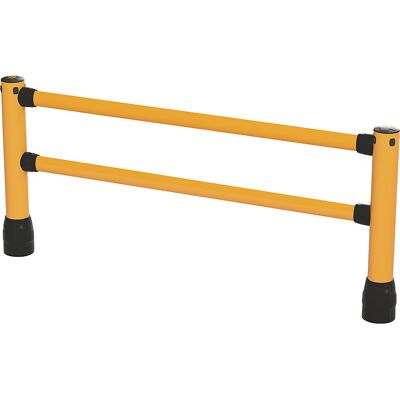Rammschutzgeländer S-Line, LxBxH 2438 x 205 x 1170 mm, Starter-Set Black Bull Rammschutzgeländer S-Line, LxBxH 2438 x 205 x 1170 mm, Starter-Set Black Bull