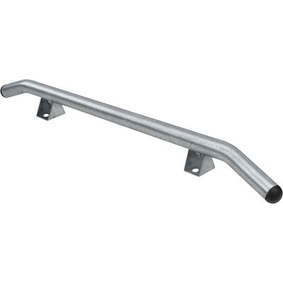 Radstopper, Stahl, LxH 2000 x 115 mm, Ø 60 mm, grau, galvanisiert Mottez Radstopper, Stahl, LxH 2000 x 115 mm, Ø 60 mm, grau, galvanisiert Mottez