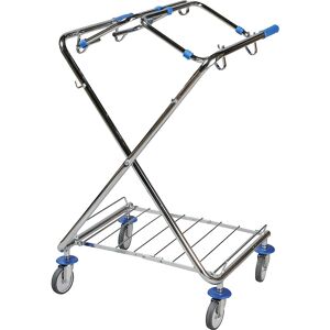 kaiserkraft Hygiene-Müllsackständer DUO, für Volumen 120 l, LxBxH 670 x 600 x 1100 mm, 2 x 120 l