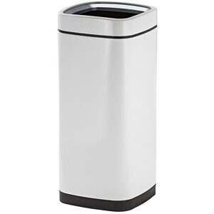 Papierkorb mit Innenbehälter, Volumen 35 l, weiß EKO Papierkorb mit Innenbehälter, Volumen 35 l, weiß EKO