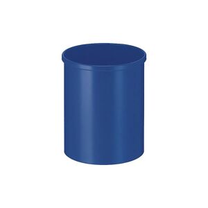 KAISER+KRAFT Papierkorb, Metall, rund, Volumen 15 l, HxØ 309 x 255 mm, blau, ab 3 Stk