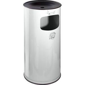Sicherheits-Kombiascher, Stahlblech, Volumen 44 l, HxØ 710 x 355 mm, lichtgrau VAR Sicherheits-Kombiascher, Stahlblech, Volumen 44 l, HxØ 710 x 355 mm, lichtgrau VAR