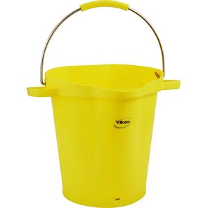 Eimer, lebensmittelecht, Volumen 20 l, VE 5 Stk, gelb Vikan Eimer, lebensmittelecht, Volumen 20 l, VE 5 Stk, gelb Vikan